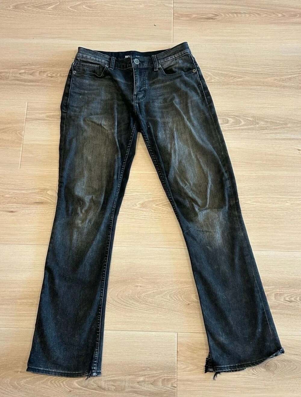BKE Aiden Size 30x32 Black Denim Jeans